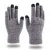 Guantes Antideslizantes Transfronterizos, Guantes de Invierno, Cálidos y a Prueba de Viento, Engrosados y Forrados de Polar, Guantes para Pantalla Táctil, Guantes de Ciclismo Unisex