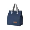 Bolsa de almuerzo conveniente, bolsa aislada de gran capacidad, bolsa de almuerzo para trabajadores de oficina, bolsa de almuerzo portátil de papel de aluminio, venta al por mayor
