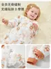 Saco de Dormir Infantil de Algodão Fino com Pernas Divididas para Primavera 2026 Pijama Antibacteriano para Bebê Macacão para Bebê Classe A