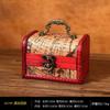 Mini Caixa de Armazenamento Vintage Estilo Chinês Caixa de Joias Embalagem de Joias Caixa de Presente Artesanato em Madeira Adereços de Cinema e Televisão