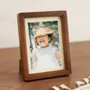Porta-retrato de madeira maciça 6 polegadas A4/A3, adequado para mesa e parede, moldura criativa e de alta qualidade para estúdio fotográfico com suporte de papelão