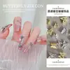 Acessórios de Nail Art Borboleta Mistos Estilo Novo Celebridade da Internet Inspirado no Ins, Formas Tridimensionais Grandes e Pequenas, Acessórios de Decoração de Unhas DIY