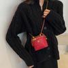 Bolso pequeño con bordado de diamantes para mujer, bandolera informal con cadena, combinable, de moda, 2022