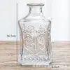 Relevo Retrô Francês Americano High-End Mini Vaso de Vidro para Mesa Arranjo de Flores Secas Decoração de Ornamentos de Plantas Verdes