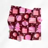 Lenço de Seda Impresso em Ambos os Lados Personalizado pelo Fabricante, Logotipo Personalizado, Imagem e Texto Podem Ser Impressos com Logotipo, Personalização em Pequenos Lotes, Personalização de Pequenos Pedidos