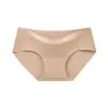 Ropa interior sin costuras de seda de hielo de grafeno de tiro bajo para mujer, Calzones estudiantiles de algodón puro, Pantaletas triangulares transpirables de una sola pieza con entrepierna de algodón puro