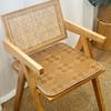 Cojín de esterilla de ratán fresco de verano simple esterilla cuadrada de ratán hielo fresca cojín de asiento transpirable antideslizante para silla de oficina venta al por mayor