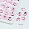Cristal Dongzhou 6*8 Gota d'Água Transparente Pedras de Strass para Nail Art Super Brilhantes Gelo Transparente Sem Revestimento Inferior Pedras de Strass para Decoração DIY de Nail Art