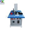 Máquina de embrulhar couro PVC para fabricação de móveis, pequena máquina para trabalhar madeira, máquina de colagem de bordas, máquina de corte de placas retas e curvas