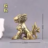 Juego Completo de Todas las Figuras de Hijos de Dragón de Latón: Colgantes Pequeños de Bixi, Liwen, Pula, Bi'An, Qionu, Yazi, Suan Ni, Chaofeng y Nuixi