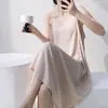 Nova Camisola de Algodão e Seda Estilo Japonês 2026 para Mulheres, Primavera Fina Solta Longa Estilo Princesa Roupa de Dormir