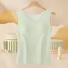 Colete Térmico de Fleece para Meninas em Crescimento, Colete Interno Acolchoado Sem Costura, Camada de Base Quente para Estudantes