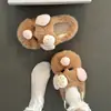 Bonitas pantuflas mullidas para mujer, estilo lindo, invierno 2026, para casa, antideslizantes, de suela gruesa, punta cerrada, pantuflas cálidas de suela gruesa, estilo femenino