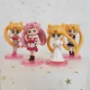 Decoração de Bolo de Aniversário Branca de Neve Ornaments Belle Frozen Elsa Sereia Fantasia Toppers