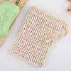 Bolsa Colorida de Algodão e Linho Bolsa para Sabonete Rede Espumante para Sabonete Material Degradável Bolsa para Armazenar Sabonete Bolsa de Juta Material Ecológico