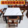 Cubierta Universal Resistente al Calor para Mesa de Comedor de Escritorio, Cubierta de Tablero Cuadrada Impermeable, Máquina de Mahjong, Mesa de Mahjong, Estilo Americano Metálico