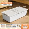 Caja de almacenamiento inferior de cama para el hogar, ropa, edredón, a prueba de polvo, plana, de plástico, caja de almacenamiento, ropa de dormitorio, caja de almacenamiento inferior de cama