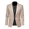 Nuevo Traje Casual para Hombre Talla Grande Traje Ajustado Chaqueta de Traje Vestido de Boda para Hombre Traje de Negocios Chaqueta Occidental Sencilla