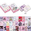 30 tarjetas pequeñas de Sanrio de doble cara con linda animación de dibujos animados en caja con foto HD, tarjeta LOMO