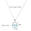 Estilo Coreano Lujo Accesible Diseño Personalizado Collar de Ballena Pequeña Serie Oceánica para Mujer Cadena de Clavícula de Gama Alta Joyería Estilo Universitario