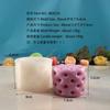 Molde de Silicona para Taburete de Sofá con Forma Geométrica Tridimensional Multilado, Velas de Aromaterapia, Molde de Silicona Bk8226