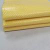 Precio de fábrica se puede pedir bolsa tejida de plástico grueso diseño gratuito bolsa de color mixto amarillo blanco pp