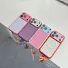 Funda protectora magnética de color caramelo con diseño de ola contrastante, adecuada para iPhone 18 Pro Max, con cordón creativo, funda para teléfono Apple 18