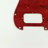 Placa de proteção para guitarra elétrica STSQ dupla dupla placa de proteção pérola vermelha painel duplo duplo para guitarra elétrica material PVC