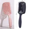 Escova de Cabelo Grande Curva para Modelar, Adequada para Mulheres com Cabelo Longo, Secagem com Secador, Modelagem e Massagem