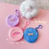 Bolsa de felpa de hierro para monedas linda portátil bolsa para auriculares chica estudiante moneda llave mini bolsa de almacenamiento al por mayor