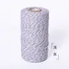 En stock venta al por mayor hilo de algodón 2 mm borla hecha a mano colgador de plantas material tejido hilo de ganchillo decorativo navideño