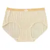 [combinação múltipla] nova nuvem luar branco sensação jacquard pele doce algodão 7A calcinhas femininas macias respiráveis