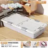 Caja de almacenamiento debajo de la cama caja de almacenamiento con ruedas caja organizadora con ruedas caja de almacenamiento debajo de sofá cama al por mayor gris verde rosa