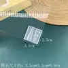 Novo Estilo Feminino Laço Molde para Nail Art de Alta Transparência Venda Direta do Fabricante Unhas Artesanais DIY Silicone de Grau Alimentício