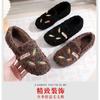 Invierno 2025 Nueva Moda Cálido de Moda Transfronterizo Venta al por Mayor Casual Versátil Zapatos de Algodón para Mujer Felpa Engrosada Comercio Exterior