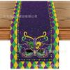 Amazon más vendido bandera de mesa de carnaval festiva bandera de mesa mesa de comedor comedor decoración de sala de estar ventas directas de fábrica