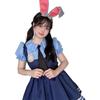 Disfraces de Cosplay de Halloween Zootopia Judy Nick Vestido para Actuación en Escenario Padre e Hijo