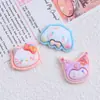 Lindos Animales Pequeños Dibujos Animados Hechos a Mano DIY Accesorios para Joyería Pegamento de Crema Resina Accesorios Pequeños Hebilla para Zapatos con Agujero Bolsa de Materiales