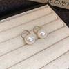 Pendientes de plata con forma de flor de circón y perla, nuevos y lujosos, para jóvenes, de alta gama, con temperamento retro, rojos, al por mayor para mujer