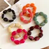 Pulsera Acrílica Ovalada Irregular Europea y Americana Elegante Moderna Versátil Pulsera Lujo Accesible Joyería de Alta Gama