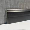 Rodapié de PVC con Clavo Oculto Tira Antipolvo Base de Fibra de Bambú Borde Invisible Estilo Moderno Piso con Borde a Presión