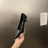 Novas Sapatilhas de Salto Alto Baixo Bico Fino Estampa de Leopardo Moda Versátil Elegante Para o Trabalho Salto Baixo Salto Gatinho Outono/Inverno 2024