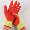 Guantes de Trabajo de Hilo de 10 Hilos Resistentes a las Arrugas, Guantes de Trabajo Recubiertos de Hilo de Algodón Espeso Sumergido Resistentes al Aceite, Antideslizantes