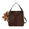 Bolso tote casual y de moda estilo coreano para mujer, nueva colección otoño 2026, bolso cruzado elegante y minimalista