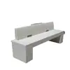 Asientos de Concreto GRC Personalizados, Bancos de Piedra Artificial, Pantalones con Bolsillo de Solapa Bancos y Taburetes Prefabricados de Concreto para Parques