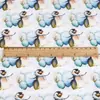 Patrón de pingüino, material de algodón poliéster o lona de poliéster opcional, accesorios hechos a mano para DIY, 1Yc27573