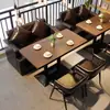 Juego de mesa y sillas de cafetería, muebles temáticos de restaurante occidental, bar y bar de cócteles, tienda de postres, tienda de té de burbujas, tienda de snacks, asientos tipo cabina y sofá