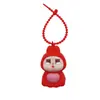 Lindo Conejo Llorando Corazón Llavero Descompresión Colgante para Mochila Escolar Venta al por Mayor Llavero de Coche Colgante Exquisito Regalo Pequeño
