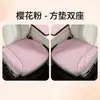 Juego de cojines para asiento de coche de tres piezas en stock, cojines de felpa universales para interior de coche de invierno, prensados en caliente para asientos delanteros y traseros