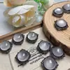 Acessórios Naturais Preto Fosco Branco Cristal com Furo Passante Caixa Mágica Cor Cobre Prateada Representar Pulseira Colar Joias DIY